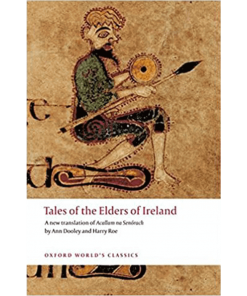 Book cover of "Tale of the Elders," featuring artwork related to the ancient stories and folklore of Ireland.