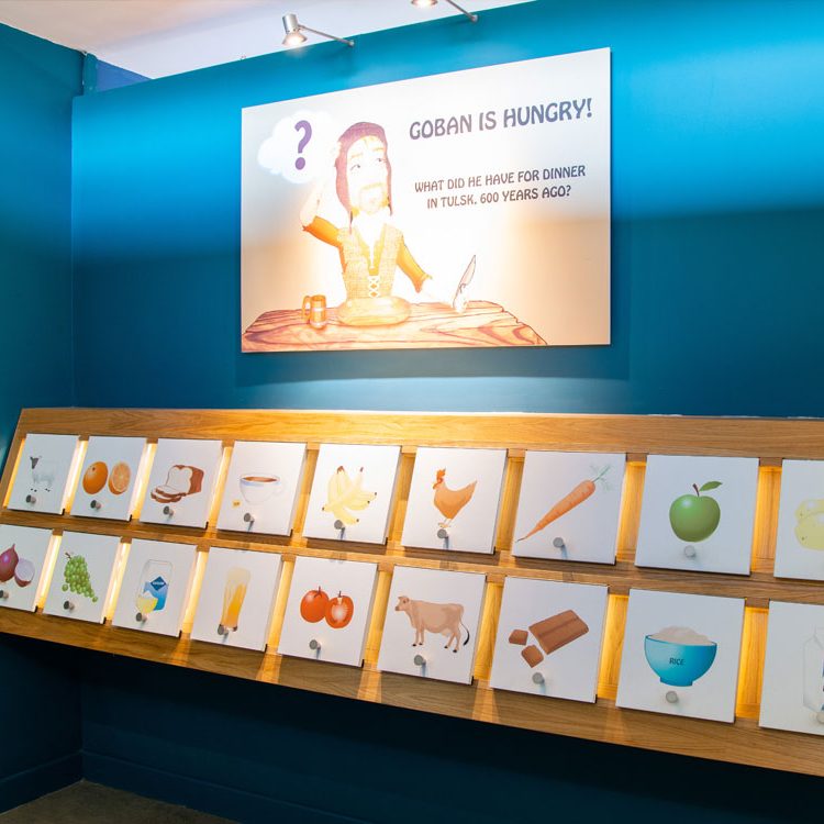 informational exhibition at Rathcroghan visitor centre