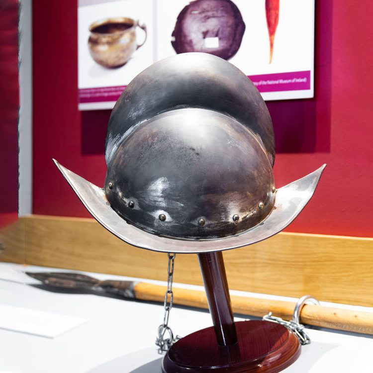 Old artefacts at Rathcroghan Visitor Centre