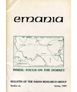 Front book cover of Emania Vol. 6, Focus on the Dorsey (1989)