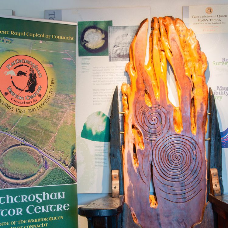 Interior of Exhibition at rathcroghan visitor centre
