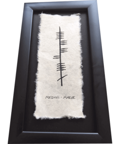 Ogham Plaque - Medvii | Maeve