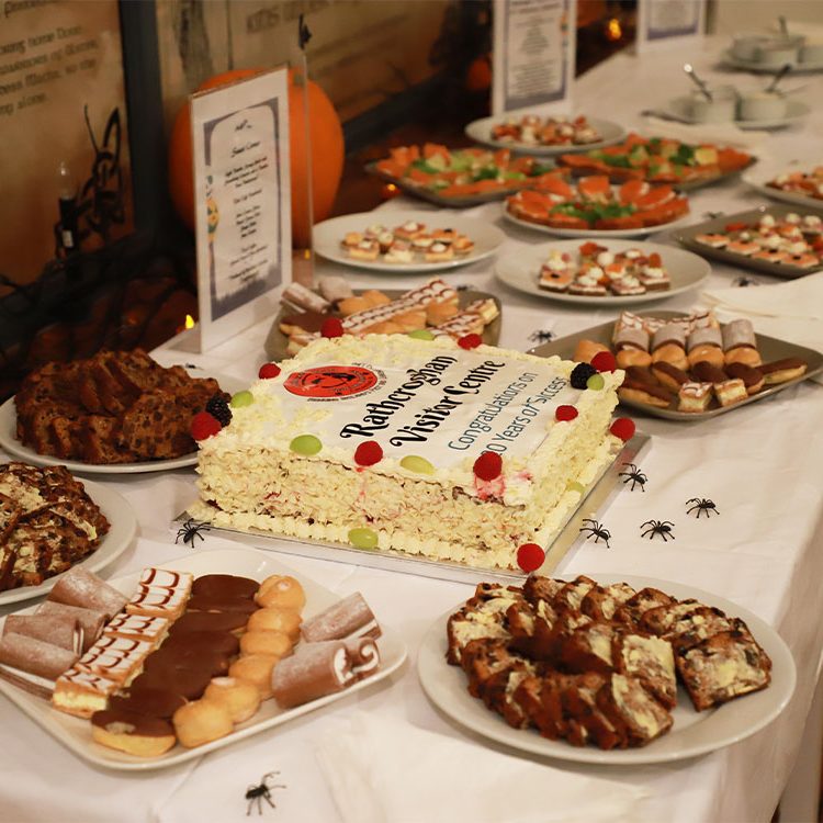 Image of food served at Rathcroghan Visitor Centre or associated event