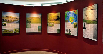 Informational exhibition at Rathcroghan visitor centre