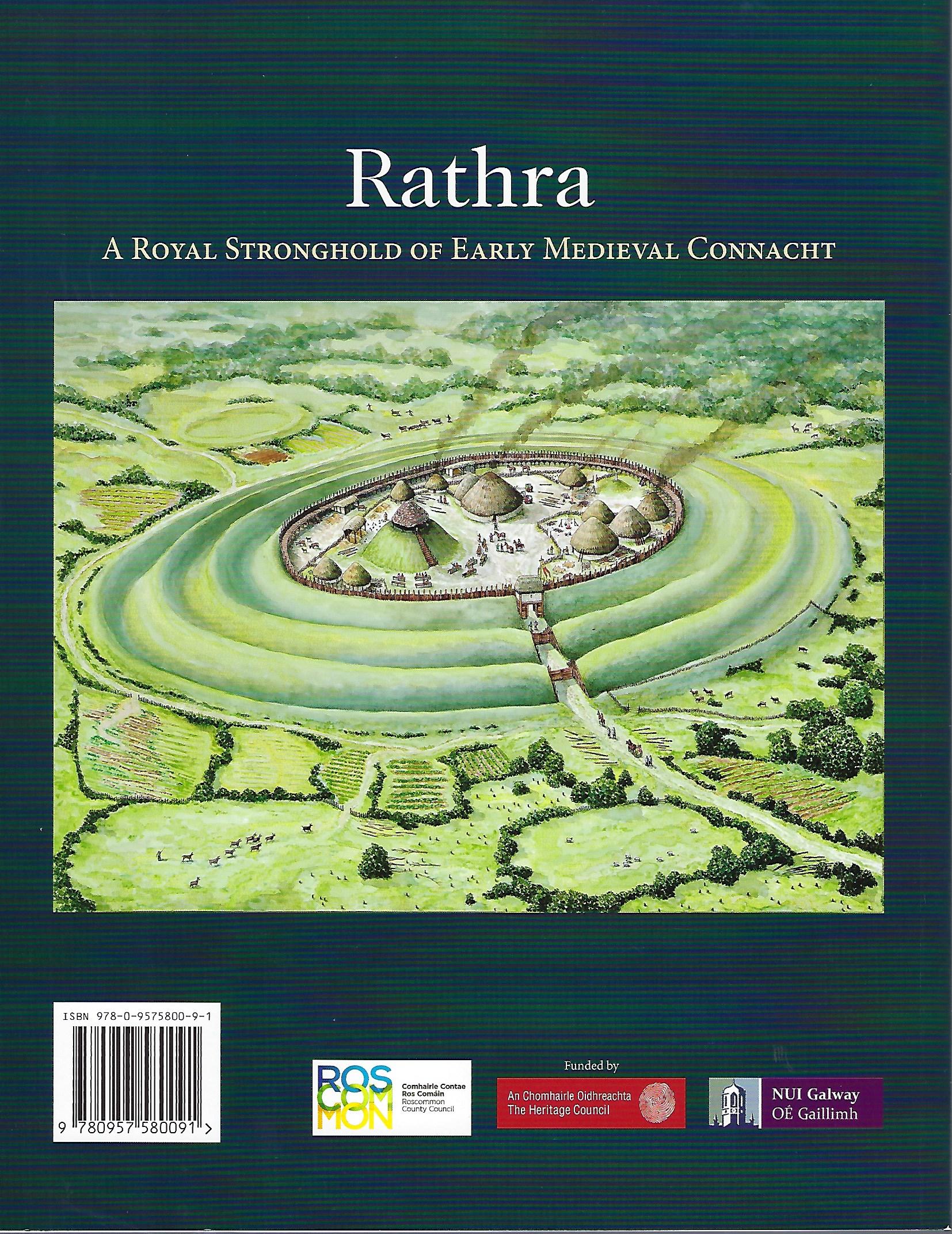 Back cover of Rathra - A Royal Stronghold of Early Medieval Connacht by Joe Fenwick