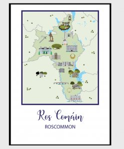 Scenic view of County Roscommon landscape, home to the Rathcroghan royal site