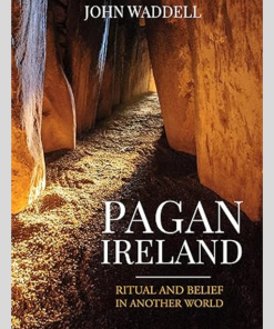 Book cover of 'Pagan Ireland' featuring illustrated Celtic designs